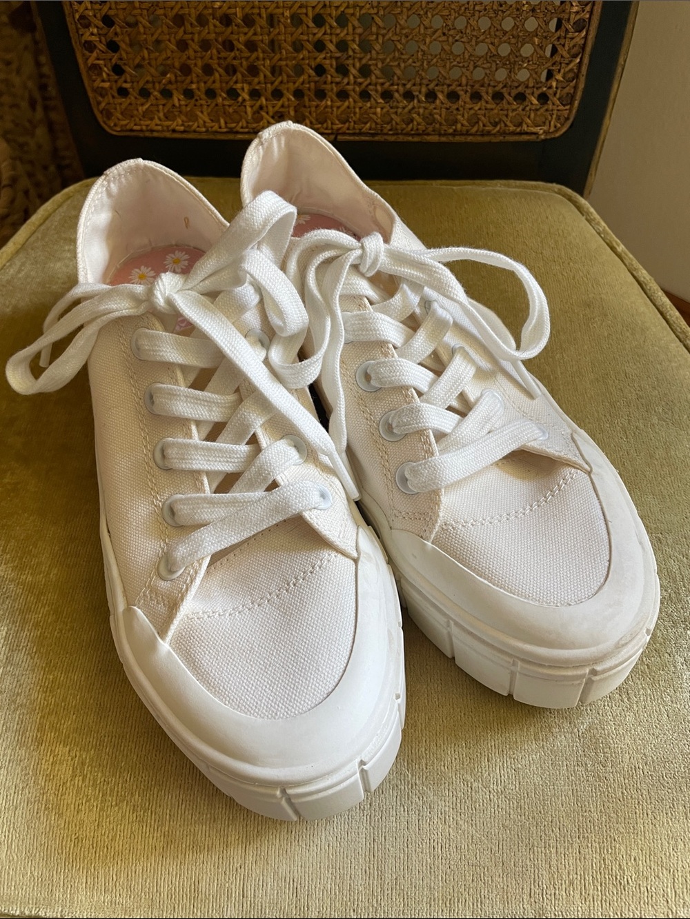 Mad Love Women’s Fran Platform Canvas Sneakers